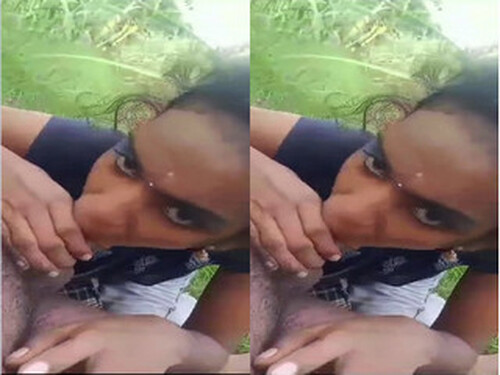 Horny Tamil Girl Sucking Dick