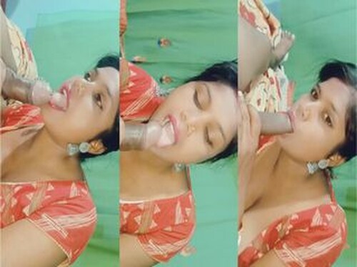 Horny Indian Wife Blowjob