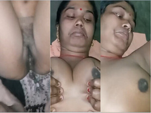 Horny Indian Wife Boobs Pressing and Fucking
