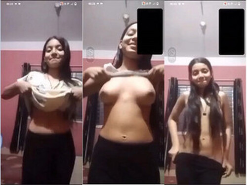 Cute Indian Girl Shows Boobs