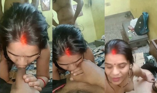 Indian Bihari ThreeSome Blowjob and Fucking