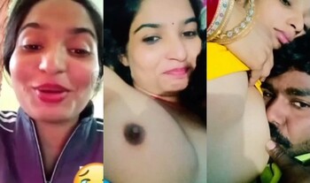 Sexy Indian Mall Shows Boobs and Lover Sucking It