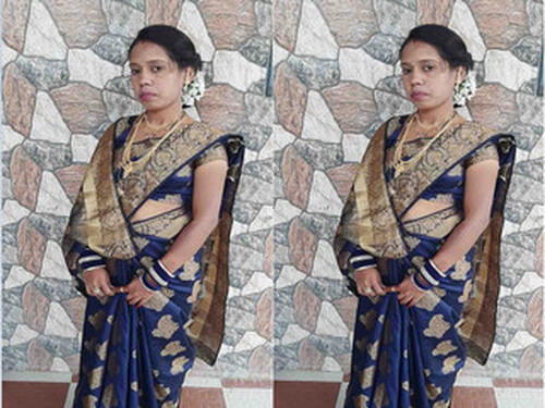 Horny Bhabhi Striping Saree and Shows Nude Body