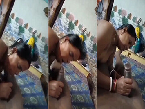Indian Wife Sucking Dick