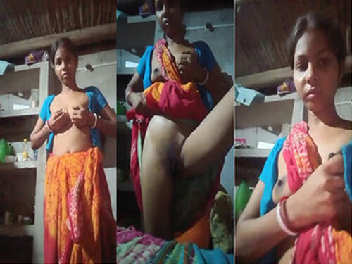 Indian Vlg Wife Shows boobs and Pussy