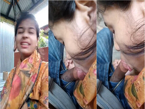 Cute Indian Mall Sucking Lover Dick