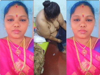 Cheater Tamil Aunty Having Fun With Lover In Hotel Room