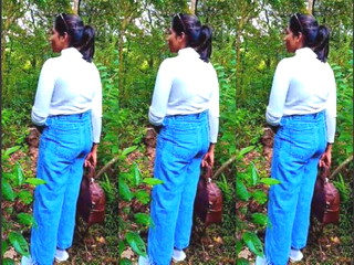 Lankan Sexy Girl Hard Doggy Style Fucking In Jungle