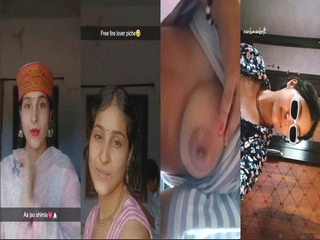 Cute Girl Showing For Lover