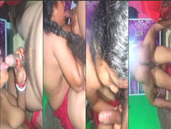 Horny Desi Boudi Bj and Fucking