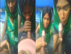 Desi paid Randi Sucking Dick In Train