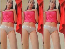 Desi Cutie Showing Full Naked and Having a Carrot in Her Pussy