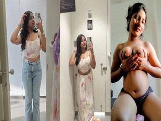 Beautiful Bigboobs Sexy Indian Gf Showing Teasing Rubbing Pussy