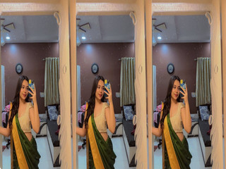 Beautiful Sexy Slim Horny Indian Girl Teasing Fingering