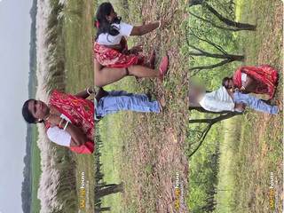 Desi Vlg Wife OutDoor Bj and Fucking
